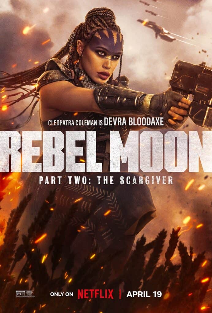 Rebel Moon: Part Two – The Scargiver character posters