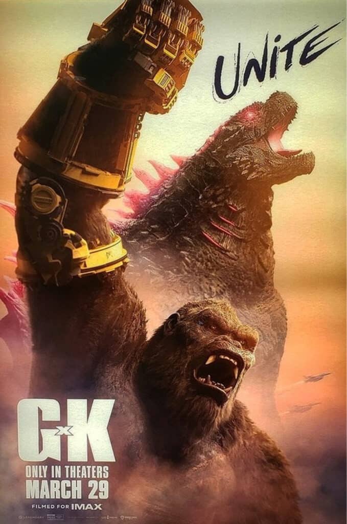 godzilla x kong new poster