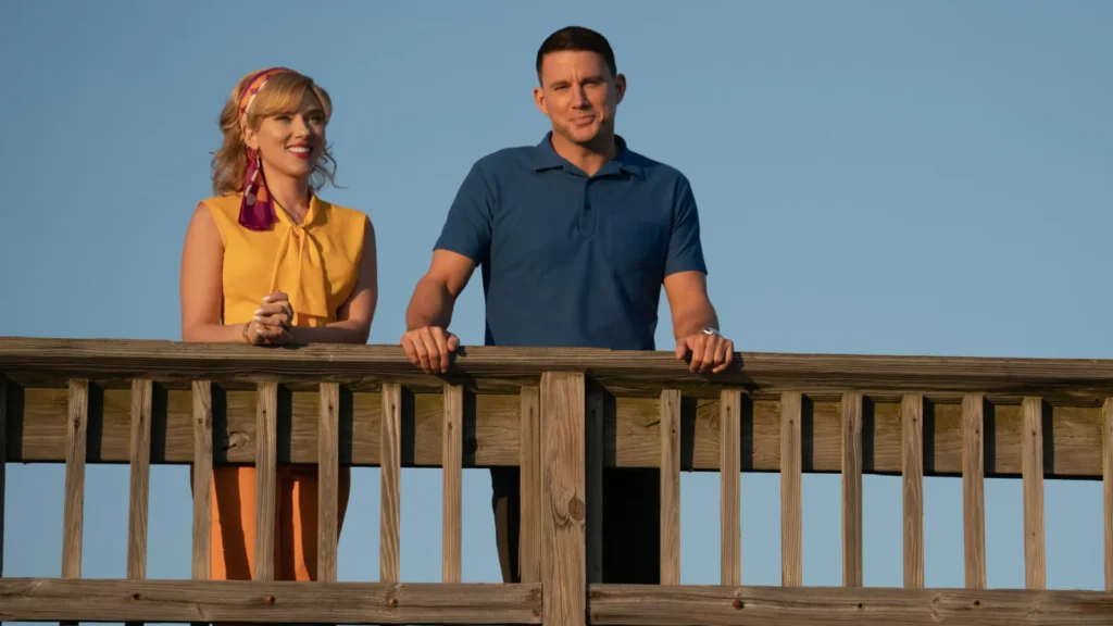 Scarlett Johansson and Channing Tatum in Fly Me To The Moon (2024).