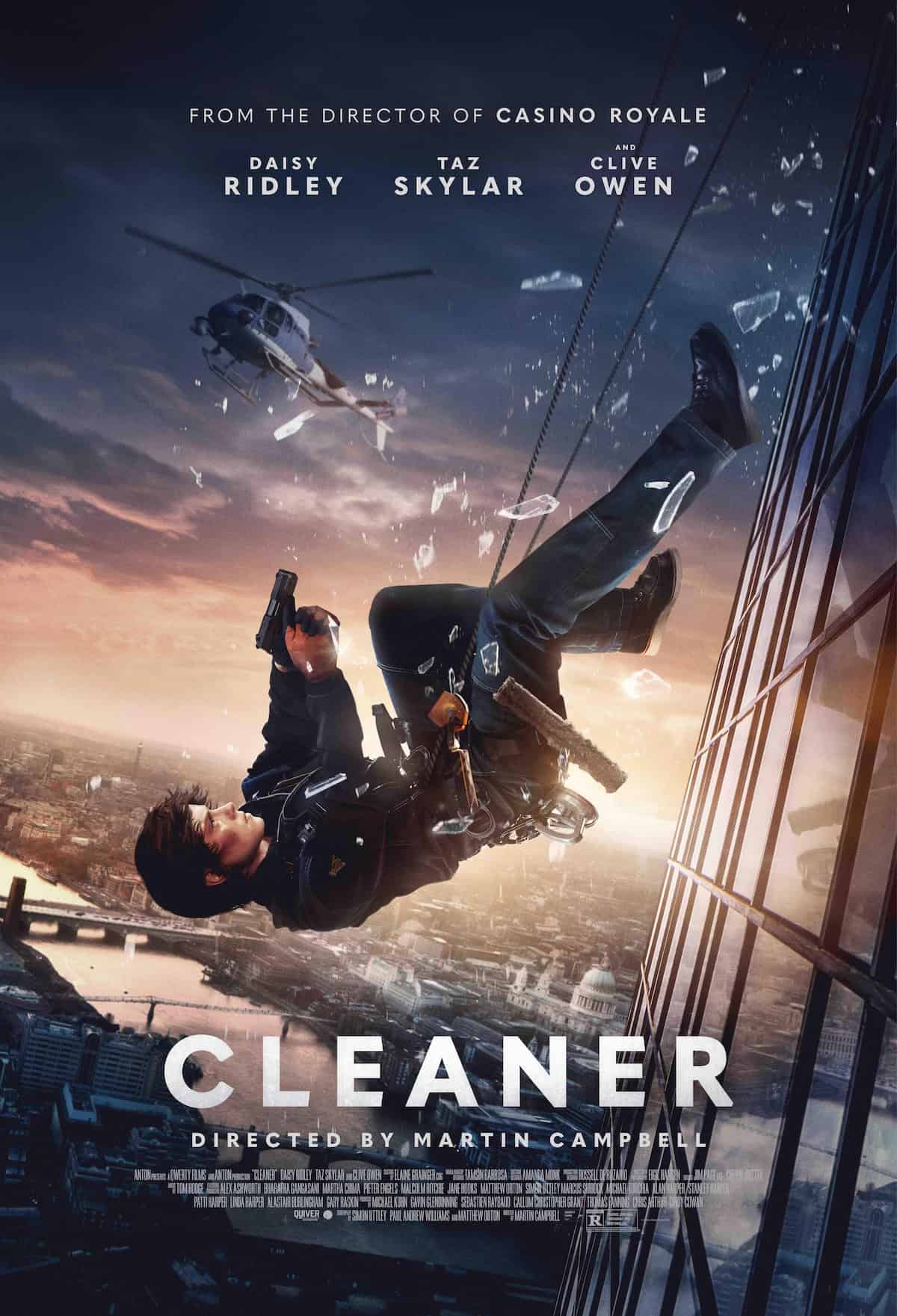 Cleaner, daisy ridley, martin campbell